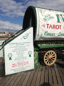 Tarot reader on Brighton Pier